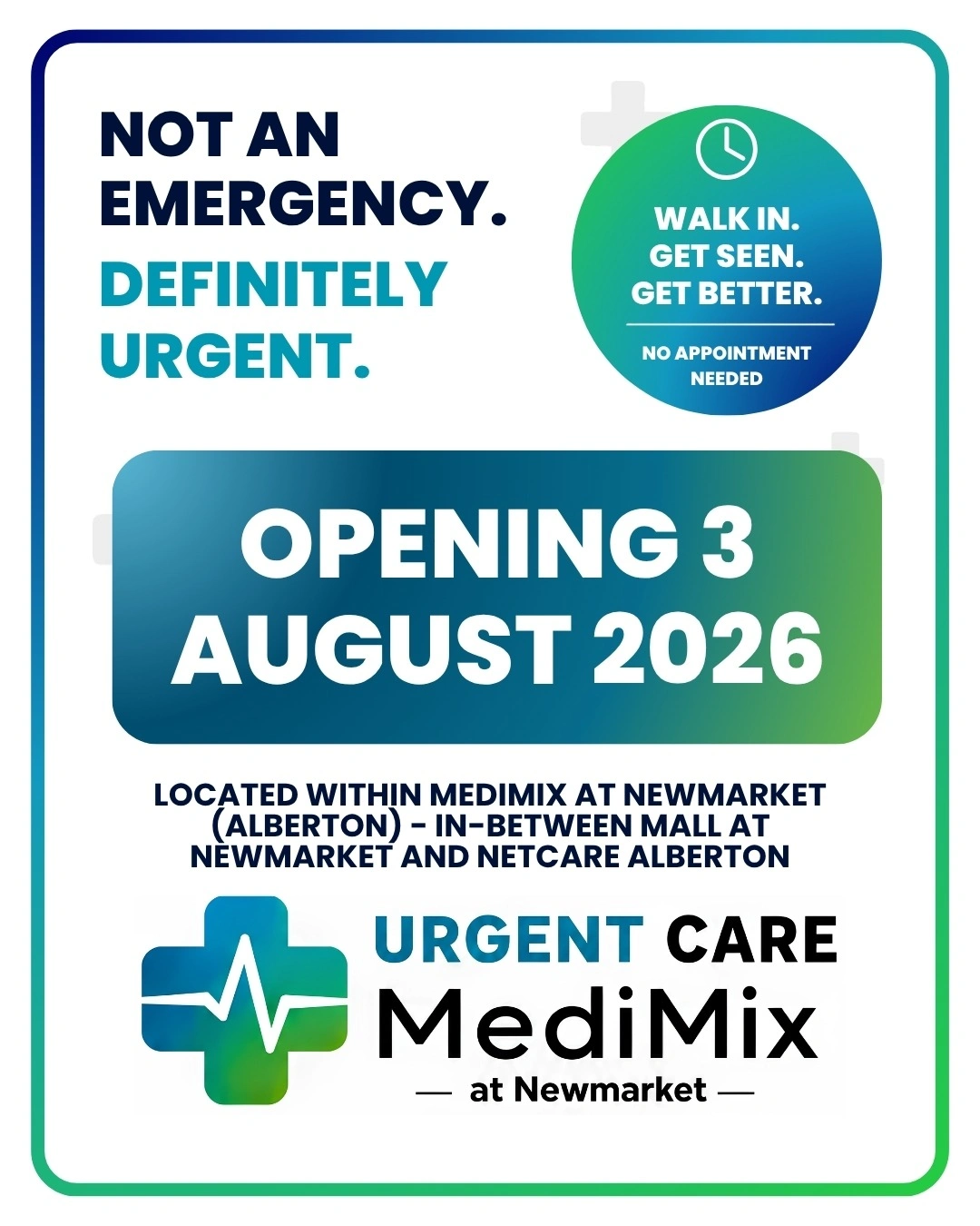 MediMix Urgent Care popup